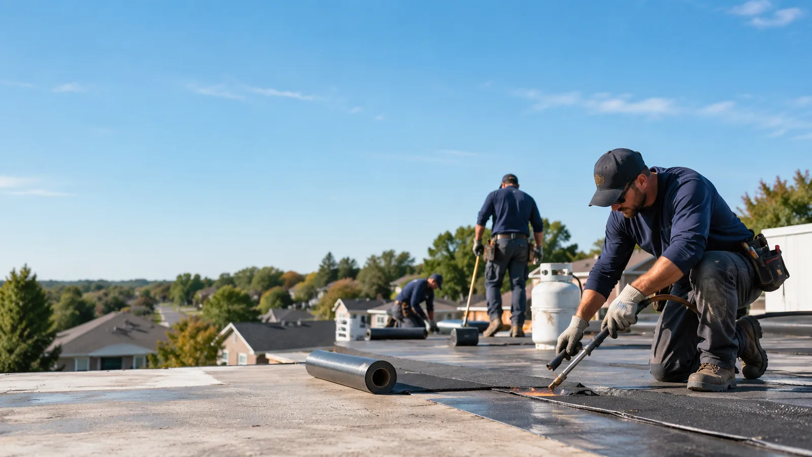Flat Roof Leak Repair providers in Lafferty, OH